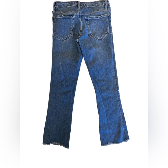 Free people womens size 27 skinny bottom flare distressed jeans - Picture 3 of 5